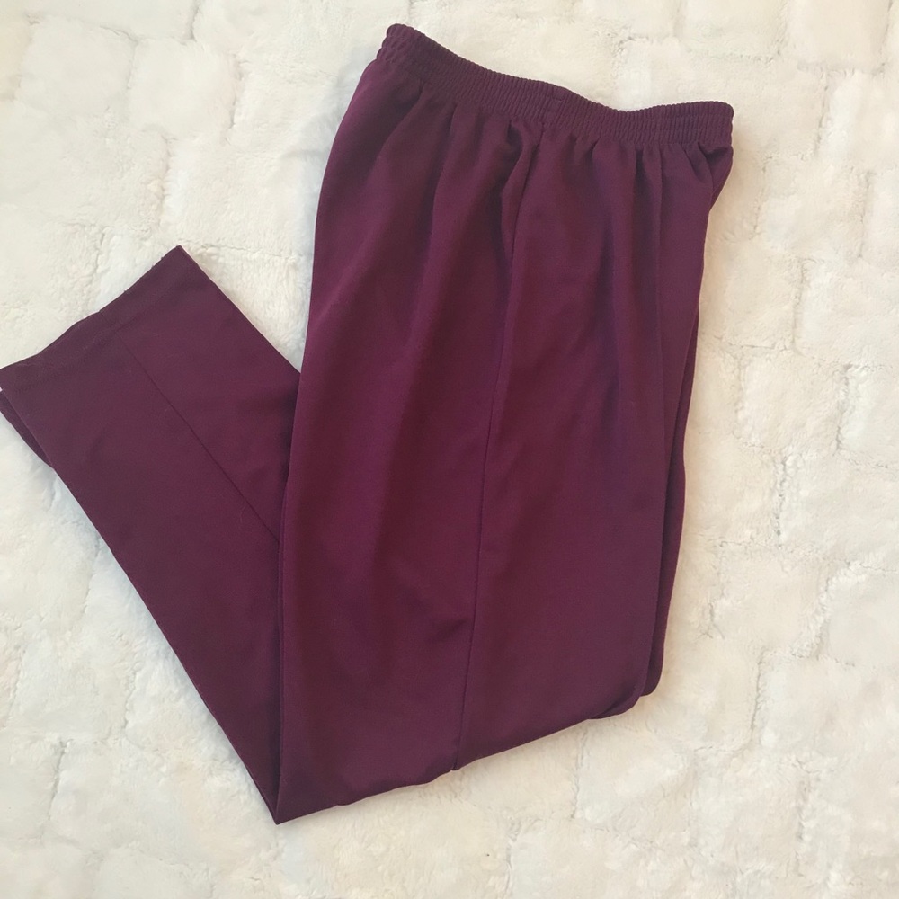 ROAMAN’S Burgundy Slacks Women’s 14 WP Petite